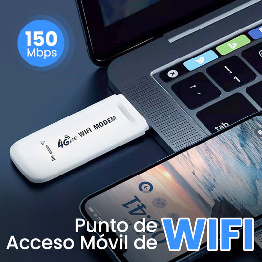 150Mbps USB Portátil 4G LTE Punto de Acceso Móvil de WIFI（49% de descuento）🔥
