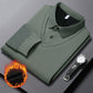 🎁Camisa de punto de dos piezas con solapa para hombre