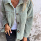 Women's Warm Lapel Cropped Jacket