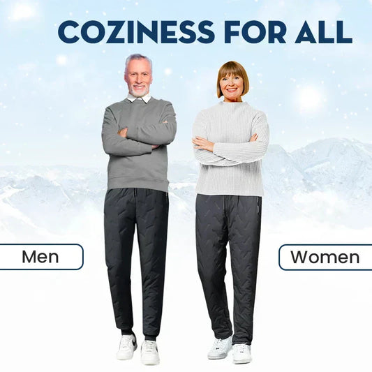 Pantalones impermeables unisex con forro polar