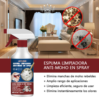 🌟¡Magia mágica anti-moho! 🌟Spray de espuma limpiadora antimoho