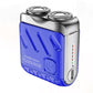Portable Mini Small Steel Cannon Rotary Dual Ring Electric Shaver
