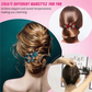 🏵️Rhinestone Double Flower Hairpin