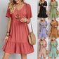 🎁Hot Sale 49% Off⏳Retro V-neck Loose Casual Dress