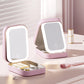 Integrated Make-up Storage Box with Light-Filled Mirror