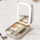 Integrated Make-up Storage Box with Light-Filled Mirror