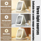 Integrated Make-up Storage Box with Light-Filled Mirror