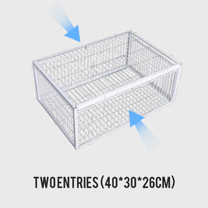 Jaula para pájaros AutoTrap - Sólo entrada, Sin salida, Con base