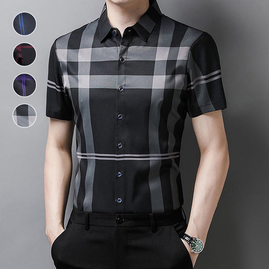 Camisa de manga corta transpirable y suave para hombre