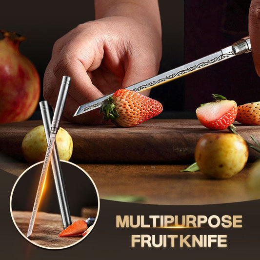 🔥Hot sale !🔥Multipurpose Outdoor Portable Fruit Knife with Sheath