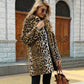🔥HOT Sale+Free shipping🔥Women's Fashionable Leopard Lapel Faux Fur Winter Coat