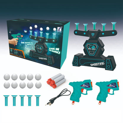 🔥Big Sale 50% OFF🔥🎁Glow-in-the-Dark Shooting Target Practice Kids Shooting Toy Gun Set