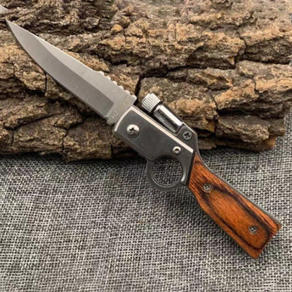 Cuchillo Plegable Portátil de Acero Inoxidable para Exterior 🗡️