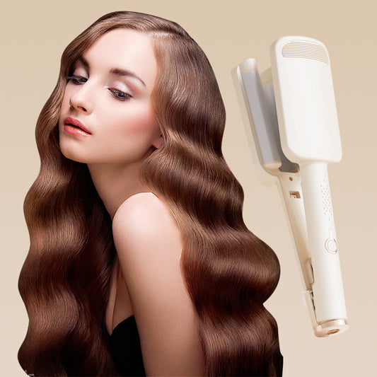 🌸 ¡50 % DE DESCUENTO POR TIEMPO LIMITADO! ✨ Rizador de cabello ondulado de 32 mm: rizos grandes y con volumen, 4 niveles de temperatura ajustables y cuidado con iones negativos. Peinados con calidad de salón de belleza en casa 💇‍♀️