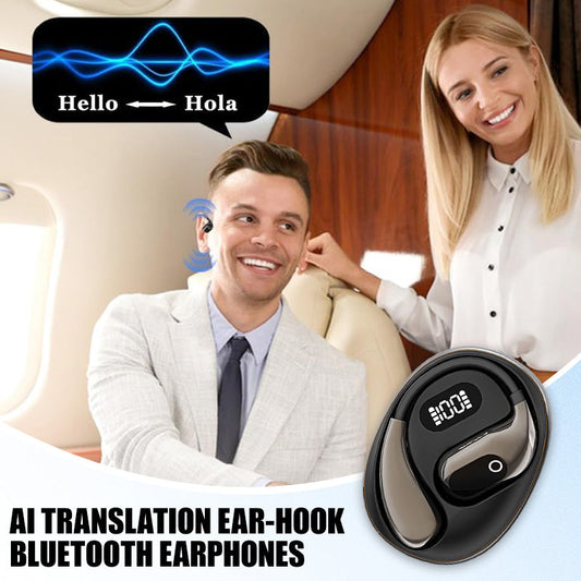 AI Translation Ear-Hook Bluetooth Earbuds