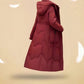 ❄️Winter Specials❄️ Medium-Length Thickened Hooded Lapel Cotton Coat