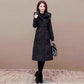 ❄️Winter Specials❄️ Medium-Length Thickened Hooded Lapel Cotton Coat