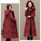 ❄️Winter Specials❄️ Medium-Length Thickened Hooded Lapel Cotton Coat