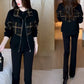 ❄️Winter Specials❄️ Women's Stylish Warm Plaid Patchwork Zip-Up Jacket
