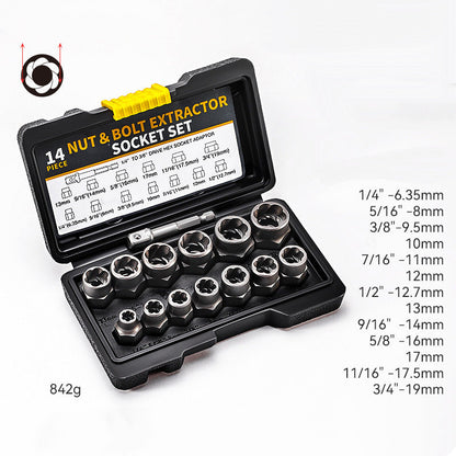 Damaged Screw and Bolt Extractor Set