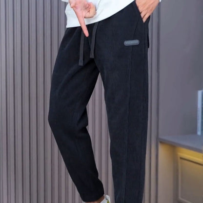 Men's Warm Drawstring Relaxed Sweatpants