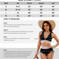 👙High Waisted Tummy Control Colour Block Bikini Sets