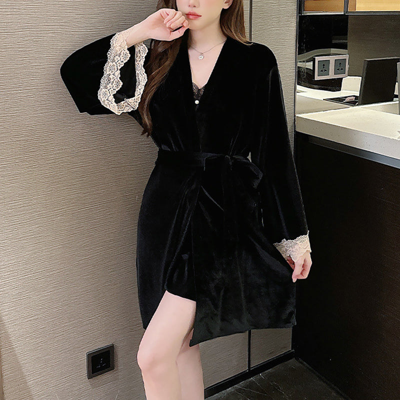 🎀Women's Sexy Camisole Lace Pajamas💕