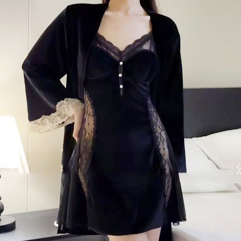 🎀Women's Sexy Camisole Lace Pajamas💕