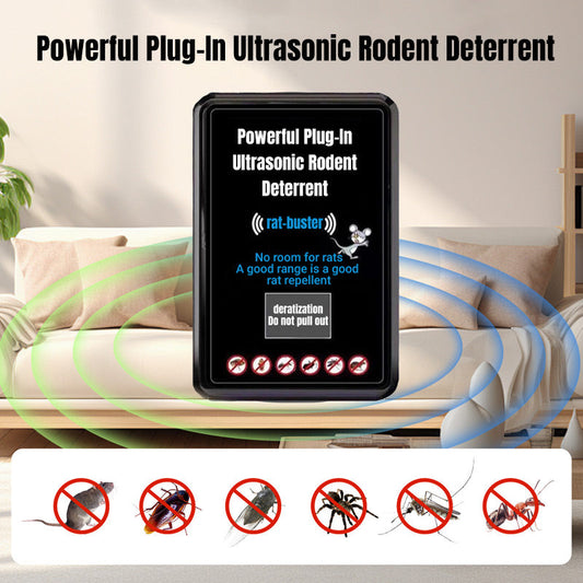 🔥HOT SALE🔥Potente Ahuyentador de Roedores Ultrasónico Enchufable