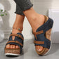 Women's Fashion Cutout Platform Wedge Sandals