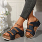 Women's Fashion Cutout Platform Wedge Sandals
