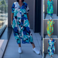 ✨Vestido casual elegante de mujer con estampado y cuello en V (🔥50% DESCUENTO)