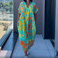 ✨Vestido casual elegante de mujer con estampado y cuello en V (🔥50% DESCUENTO)
