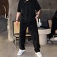 Conjunto de 2 piezas de camiseta de manga corta y pantalón ancho para hombre - COMPRA 2 ENVÍO GRATIS