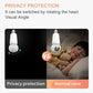 Cámara de seguridad WiFi inteligente con luz