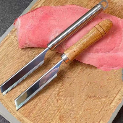 Cuchillo raspador de pelo de cerdo de carnicero