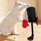 Juguete interactivo de saco de boxeo para gatos