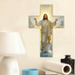 Decoración Retro de Cruz de Jesús para la Pared