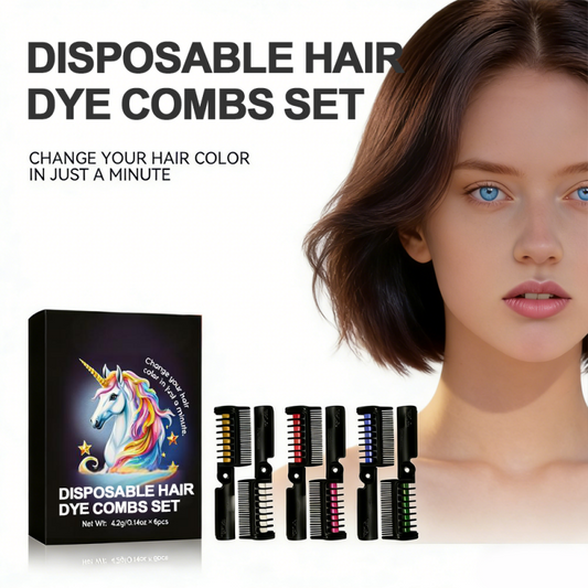 Set de peines desechables para tintes para el pelo en pack de 6