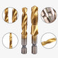 Juego de 6 piezas de machuelas helicoidales compuestas multipropósito