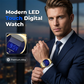 Reloj Digital Moderno con Pantalla Táctil LED para Hombre