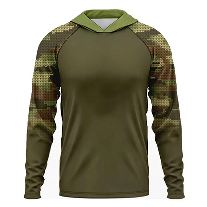 Jersey de Pesca con Manga Larga y Protección Solar para Hombre