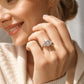 Elegante Anillo con Circonita de Corte Cuadrado