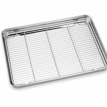 🔥 ¡50% DE DESCUENTO EN OFERTA! 🍳 Esencial para Horno Multipropósito — Hornea, Asa y Enfía en un Solo Set