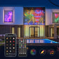 Cortina de Luces LED Inteligente Impermeable con Control por App y Sincronización Musical
