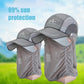 🔥VENTA CALIENTE🔥 Sombrero retráctil para exteriores / pesca / equitación / escalada protector solar