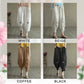 Pantalones de algodón de lino bordados de encaje para mujeres