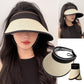 Sombrero plegable con visera de ala ancha resistente a los rayos UV