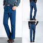 Jeans de cintura alta rectos para hombre
