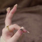 💖✨Dulce Artificial Rhinestones Wearable uñas postizas para las 💅